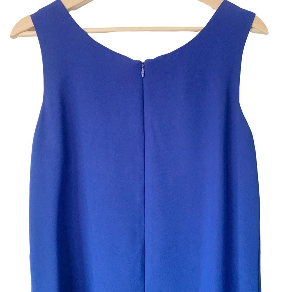 Scott McClintock Blue Sheath Sleeveless Knee Length Dress Size M Women - Picture 9 of 12